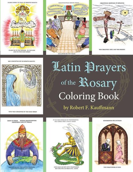 Produktbild: Latin Prayers of the Rosary Coloring Book