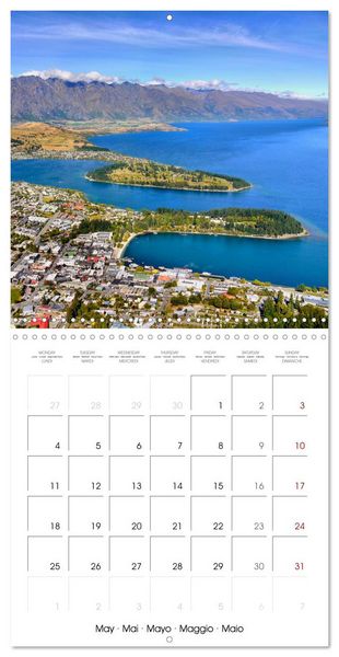 Produktbild: New Zealand Best places to travel (Wall Calendar 2026 12 &times; 12 Inch) CALVENDO 12 Month Wall Calendar