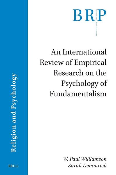 Produktbild: An International Review of Empirical Research on the Psychology of Fundamentalism