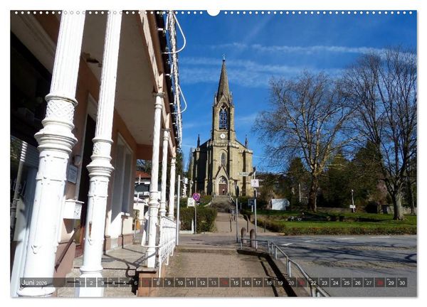 Produktbild: Bad Pyrmont - eine Kurstadt mit Flair (hochwertiger Premium Wandkalender 2026 DIN A2 quer), Kunstdruck in Hochglanz