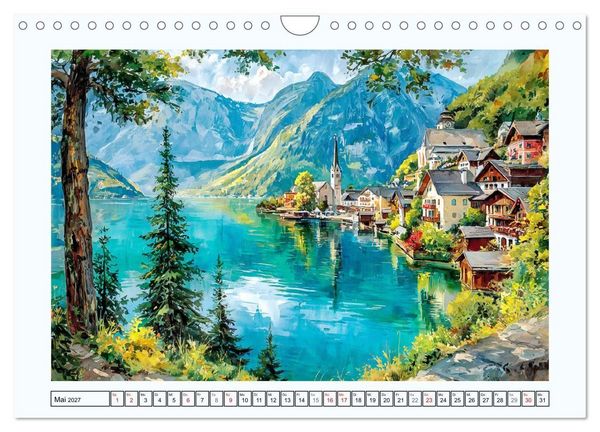 Produktbild: &Ouml;sterreich. Alpenzauber und Seentr&auml;ume (Wandkalender 2027 DIN A4 quer), CALVENDO Monatskalender