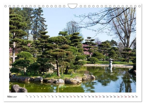 Produktbild: Japanische G&auml;rten in Deutschland (Wandkalender 2027 DIN A4 quer), CALVENDO Monatskalender