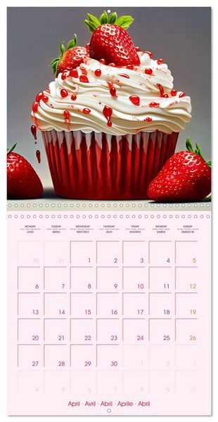 Produktbild: Cupcake Lovers (Wall Calendar 2026 12 &times; 12 Inch) CALVENDO 12 Month Wall Calendar