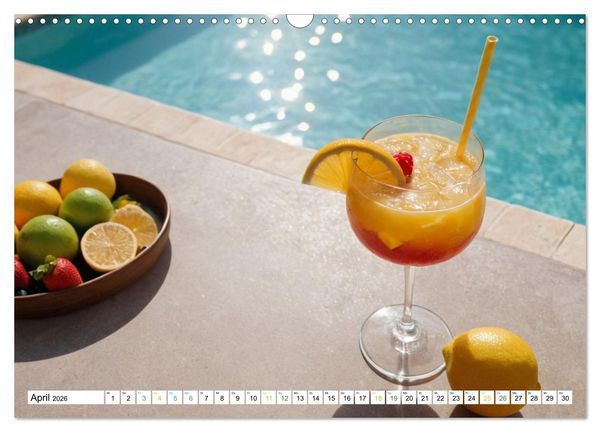 Produktbild: Dein Monat dein Cocktail (Wandkalender 2026 DIN A3 quer), CALVENDO Monatskalender