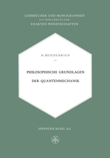 Produktbild: Philosophische Grundlagen der Quantenmechanik