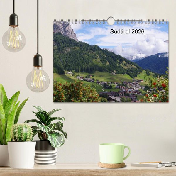 Produktbild: S&uuml;dtirol 2026 (Wandkalender 2026 DIN A4 quer), CALVENDO Monatskalender
