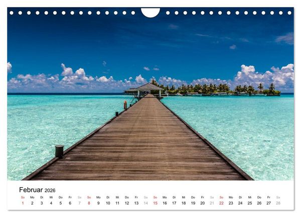 Produktbild: Malediven &ndash; Das Paradies im Indischen Ozean III (Wandkalender 2026 DIN A4 quer), CALVENDO Monatskalender