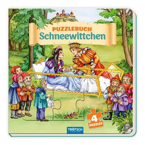 Trötsch Pappenbuch Puzzlebuch Schneewittchen, Gebundene Ausgabe von , Trötsch Verlag GmbH & Co. KG, 978-3-96552-674-7