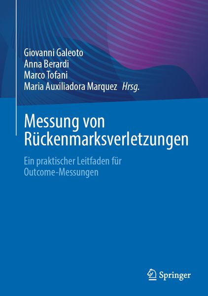 Produktbild: Messung von R&uuml;ckenmarksverletzungen
