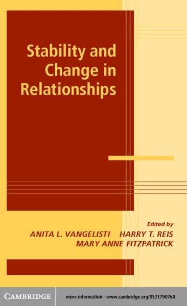Produktbild: Stability and Change in Relationships