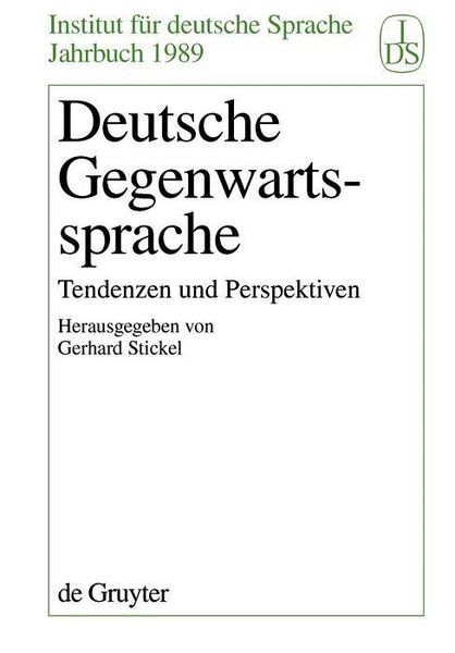 Produktbild: Deutsche Gegenwartssprache