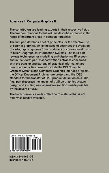 Produktbild: Advances in Computer Graphics II