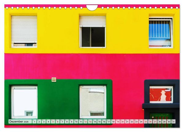 Produktbild: Architektur treibt's bunt (Wandkalender 2026 DIN A4 quer), CALVENDO Monatskalender