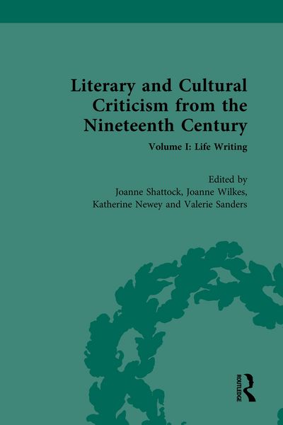 Produktbild: Literary and Cultural Criticism from the Nineteenth Century