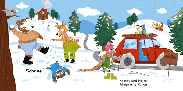 Produktbild: Kakadu und Kolibri fahren eine Runde ... Ski!