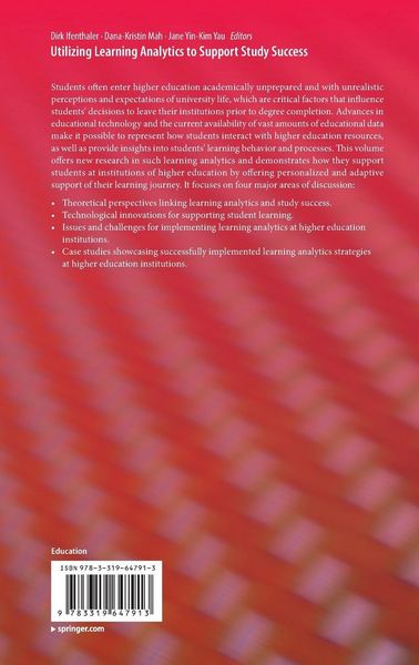 Produktbild: Utilizing Learning Analytics to Support Study Success