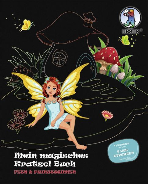 Produktbild: Mein magisches Kratzel Buch "Feen & Prinzessinnen"