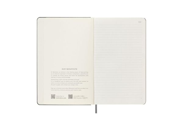 Produktbild: Moleskine Smart Notizb&uuml;cher, Large/A5, Liniert, Fester Einband, Schwarz