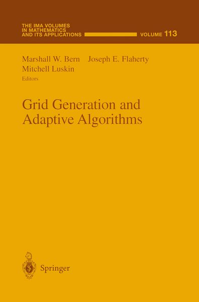 Produktbild: Grid Generation and Adaptive Algorithms