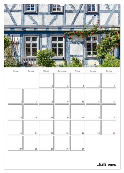 Produktbild: Rheingau Terminplaner (Wandkalender 2026 DIN A2 hoch), CALVENDO Monatskalender
