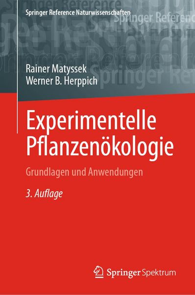 Produktbild: Experimentelle Pflanzen&ouml;kologie