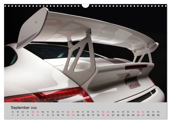 Produktbild: Porsche GT3RS 4,0 (Wandkalender 2026 DIN A3 quer), CALVENDO Monatskalender