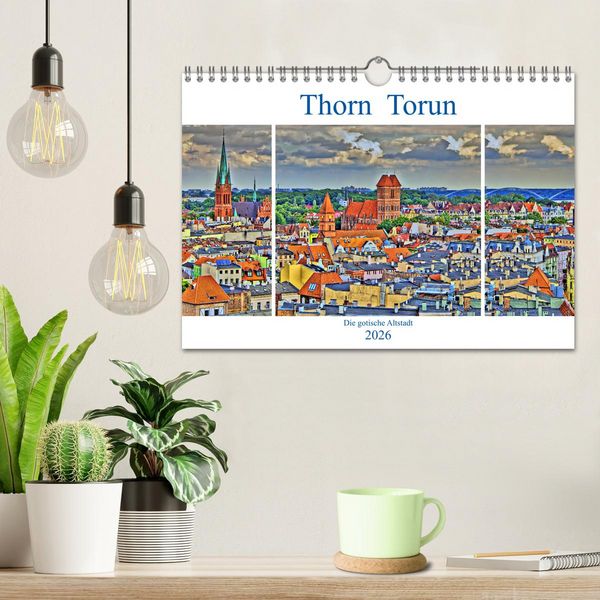 Produktbild: Thorn Torun - Die gotische Altstadt (Wandkalender 2026 DIN A4 quer), CALVENDO Monatskalender
