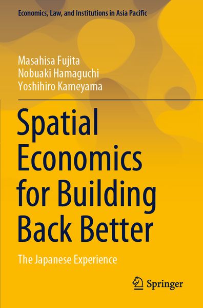 Produktbild: Spatial Economics for Building Back Better