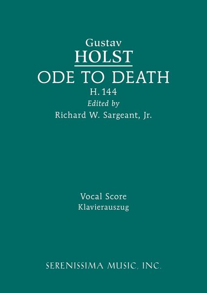 Produktbild: Ode to Death, H.144