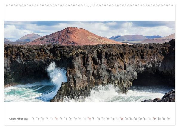 Produktbild: Lanzarote - Insel der Feuerberge (hochwertiger Premium Wandkalender 2026 DIN A2 quer), Kunstdruck in Hochglanz
