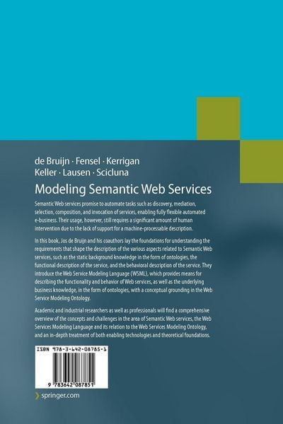 Produktbild: Modeling Semantic Web Services