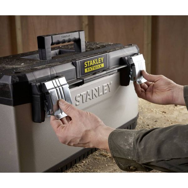 Produktbild: STANLEY 1-95-616 Werkzeugbox Schwarz, Silber