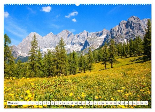 Produktbild: Ramsau am Dachstein (hochwertiger Premium Wandkalender 2026 DIN A2 quer), Kunstdruck in Hochglanz