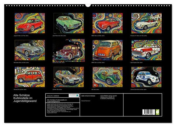 Produktbild: Alte Sch&auml;tze Kultmodelle im Jugendstilgewand (Wandkalender 2027 DIN A2 quer), CALVENDO Monatskalender