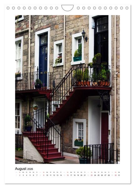Produktbild: Edinburgh - Stadtansichten (Wandkalender 2026 DIN A4 hoch), CALVENDO Monatskalender