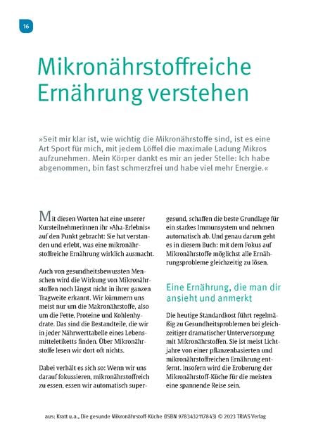 Produktbild: Die gesunde Mikronährstoff-Küche