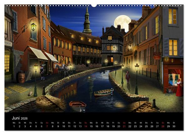 Produktbild: Mystische und romantische M&auml;rchenwelt Mausopardia (hochwertiger Premium Wandkalender 2026 DIN A2 quer), Kunstdruck in Hochglanz