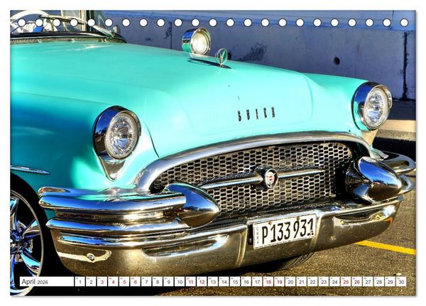 Produktbild: Traum in T&uuml;rkis - Buick Super 50 (Tischkalender 2026 DIN A5 quer), CALVENDO Monatskalender