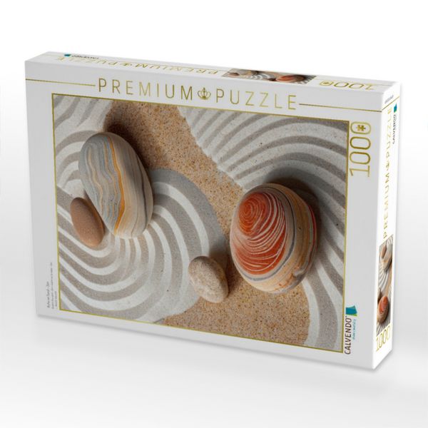 Produktbild: CALVENDO Puzzle Ruhe im Sand - Zen | 1000 Teile Lege-Gr&ouml;&szlig;e 64x48cm Foto-Puzzle f&uuml;r gl&uuml;ckliche Stunden