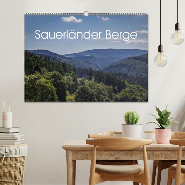 Produktbild: Sauerl&auml;nder Berge (Wandkalender 2026 DIN A2 quer), CALVENDO Monatskalender