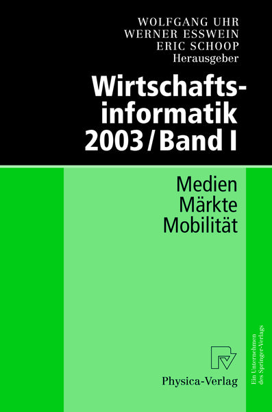 Wirtschaftsinformatik 2003/Band I, Taschenbuch von , Physica, 9783642632662