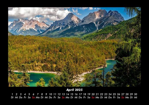 Produktbild: Landschaftskalender 2025 Fotokalender DIN A3
