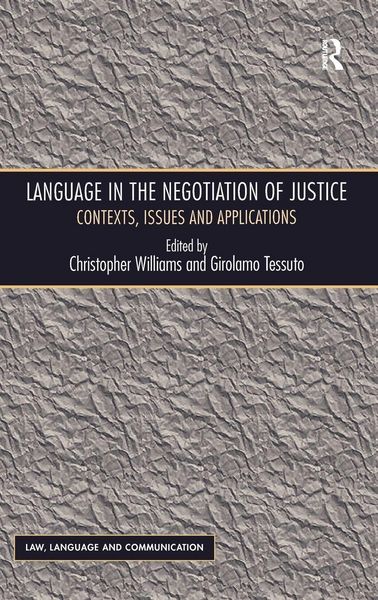 Produktbild: Language in the Negotiation of Justice