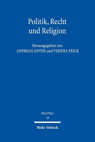 Produktbild: Politik, Recht und Religion