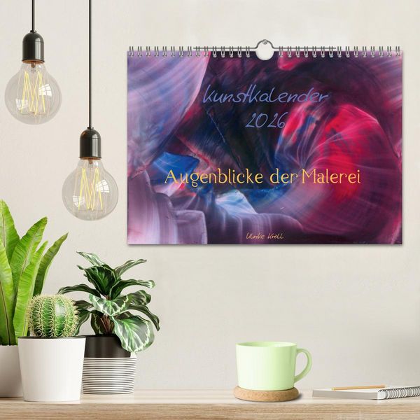 Produktbild: Kunstkalender 2026 - Augenblicke der Malerei (Wandkalender 2026 DIN A4 quer), CALVENDO Monatskalender