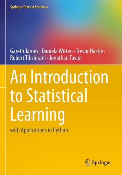 Produktbild: An Introduction to Statistical Learning