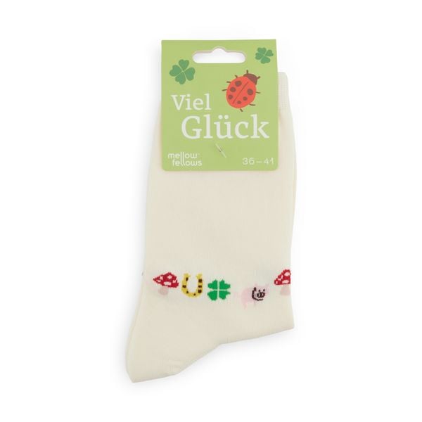 Produktbild: Socke "Viel Gl&uuml;ck" Gr. 36-41