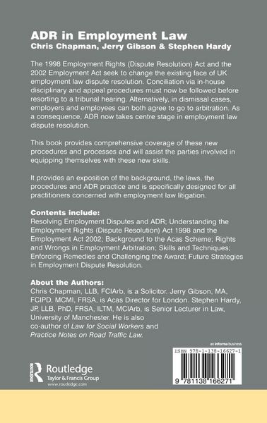 Produktbild: ADR in Employment Law