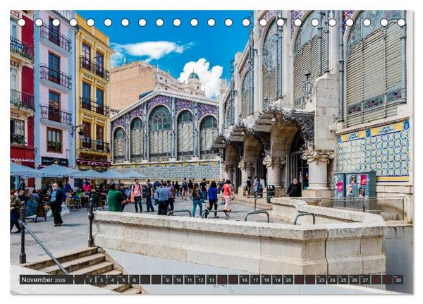 Produktbild: Valencia - Stadt am Turia (Tischkalender 2026 DIN A5 quer), CALVENDO Monatskalender