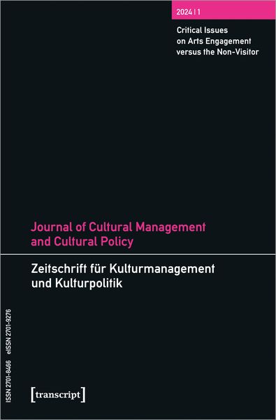 Produktbild: Journal of Cultural Management and Cultural Policy/Zeitschrift f&uuml;r Kulturmanagement und Kulturpolitik